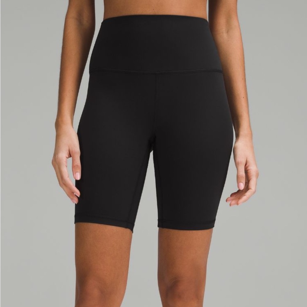 LULULEMON ALIGN HIGH RISE SHORTS 8” (BLACK)